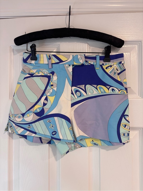 Emilio Pucci Pants - Emilio Pucci Manuba Print Shorts size IT 36